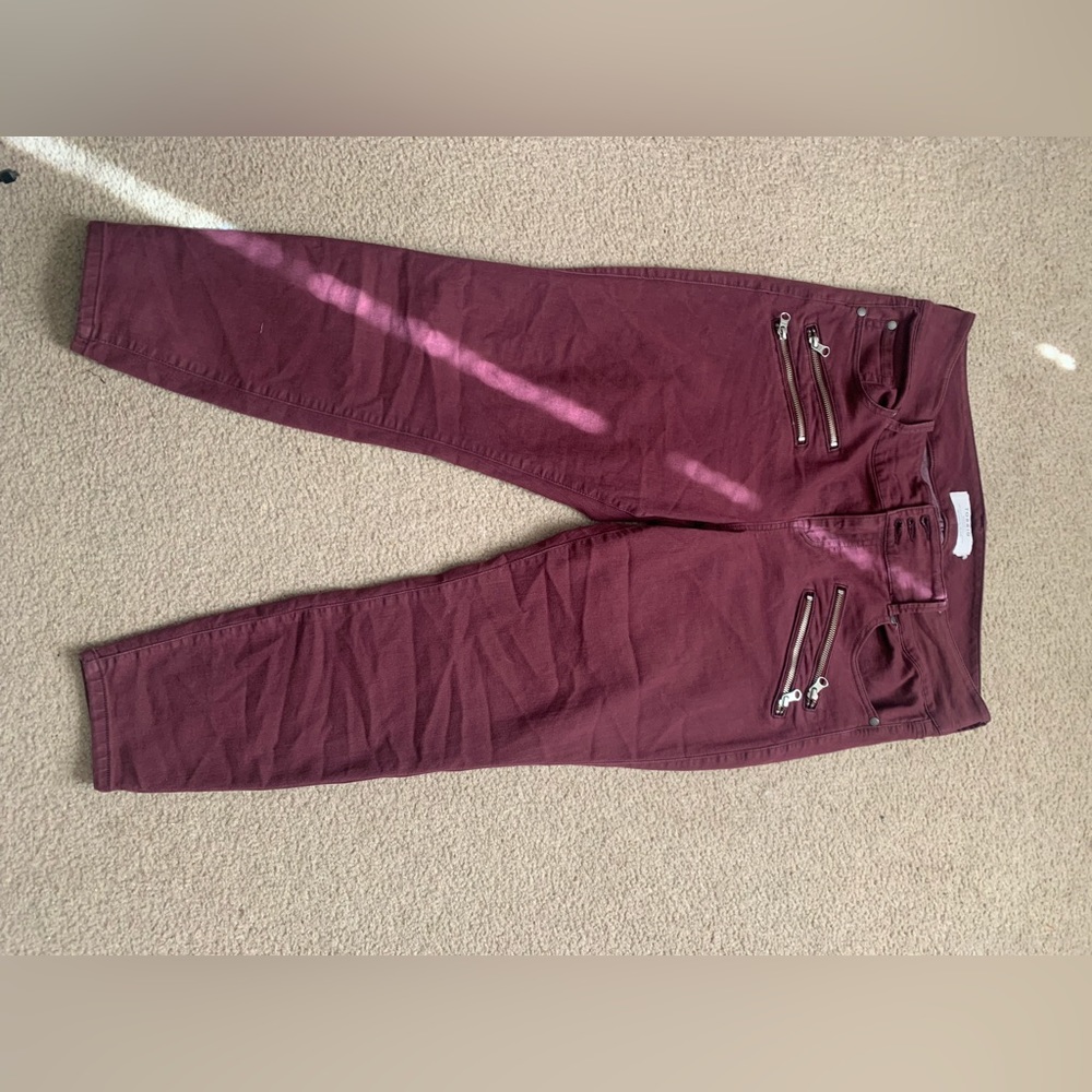 TORRID double zip mauve denim